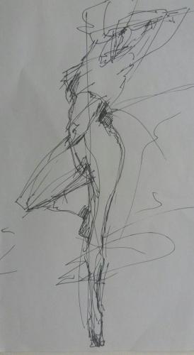 Drawing Artist Halina Guźda-Otwinowska