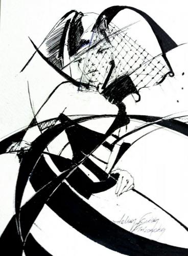 Drawing Artist Halina Guźda-Otwinowska