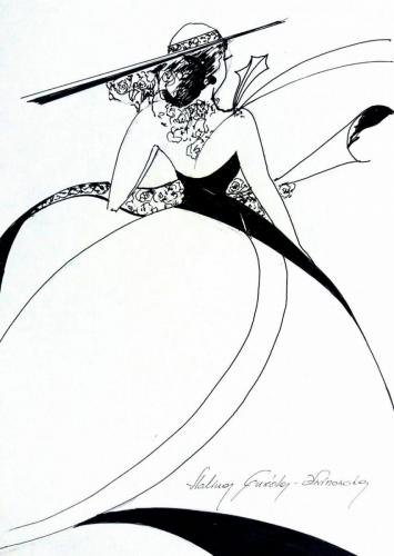 Drawing Artist Halina Guźda-Otwinowska