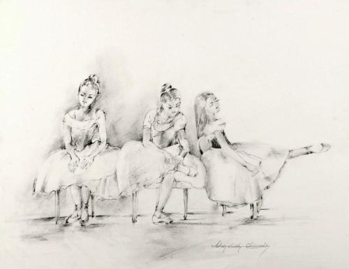 Drawing Artist Halina Guźda-Otwinowska
