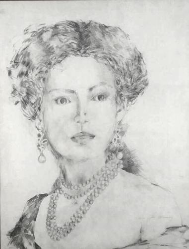 Drawing Artist Halina Guźda-Otwinowska