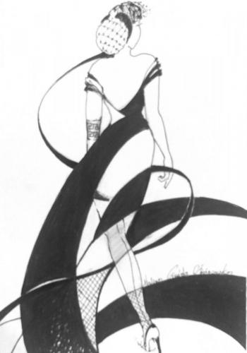 Drawing Artist Halina Guźda-Otwinowska