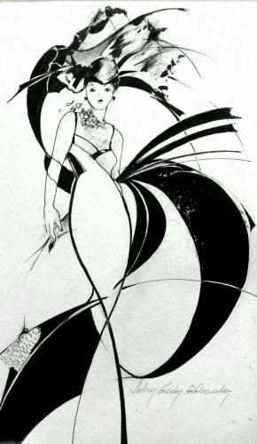 Drawing Artist Halina Guźda-Otwinowska