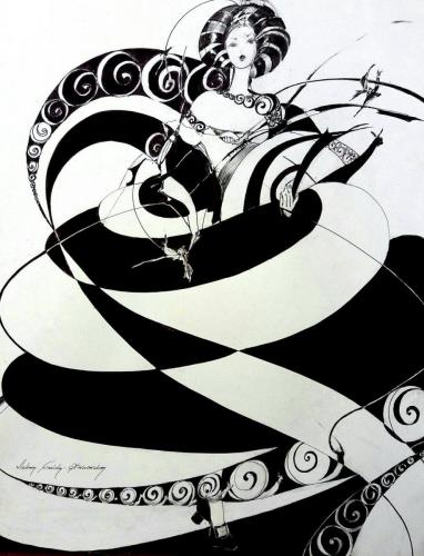Drawing Artist Halina Guźda-Otwinowska