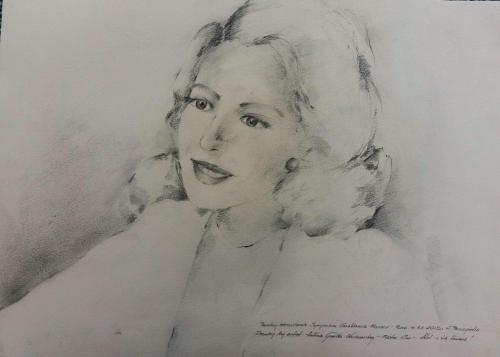 Drawing Artist Halina Guźda-Otwinowska