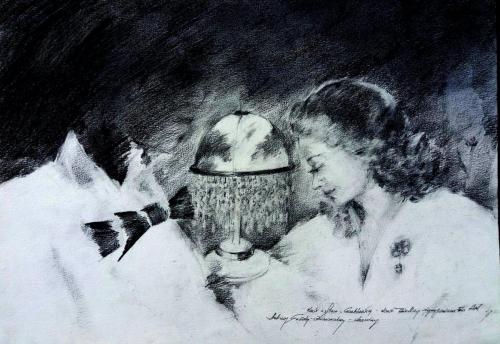 Drawing Artist Halina Guźda-Otwinowska