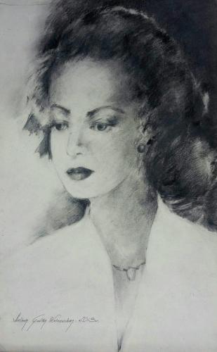 Drawing Artist Halina Guźda-Otwinowska