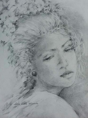 Drawing Artist Halina Guźda-Otwinowska