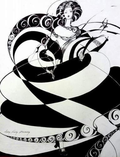 Drawing Artist Halina Guźda-Otwinowska