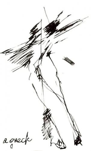 Drawing Artist Halina Guźda-Otwinowska