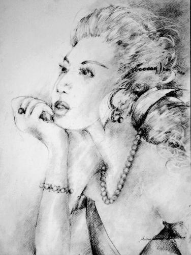 Drawing Artist Halina Guźda-Otwinowska