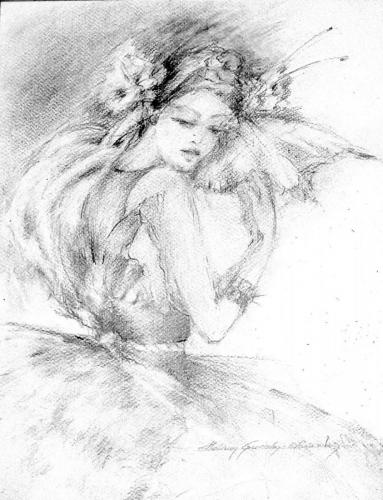 Drawing Artist Halina Guźda-Otwinowska