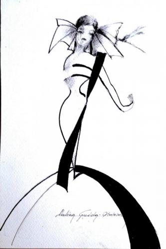 Drawing Artist Halina Guźda-Otwinowska