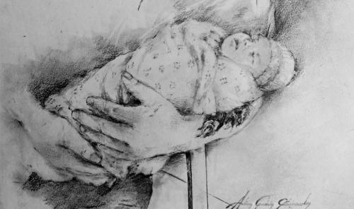 Drawing Artist Halina Guźda-Otwinowska