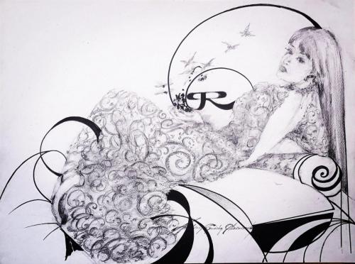 Drawing Artist Halina Guźda-Otwinowska