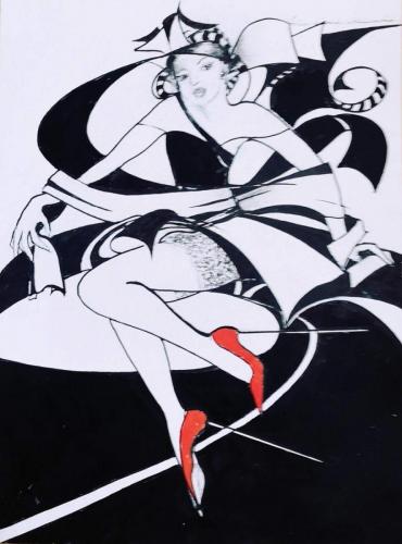 Drawing Artist Halina Guźda-Otwinowska