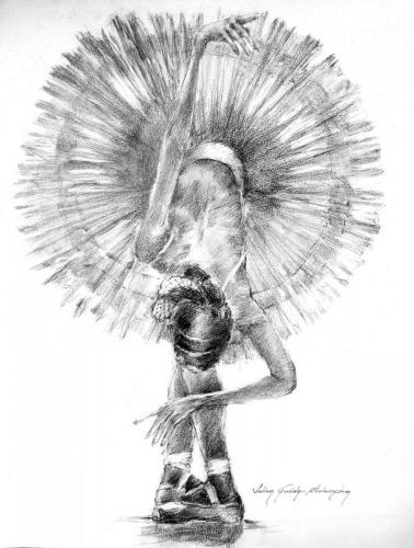Drawing Artist Halina Guźda-Otwinowska