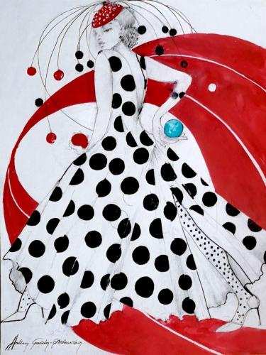 Drawing Artist Halina Guźda-Otwinowska